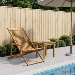 Deck chair 3 positsioon tugev eukal&uuml;pti puit naturaalne