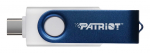 Patriot Memory Xporter X550 USB flash drive 128 GB USB Type-A / USB Type-C 3.2 Gen 1 (3.1 Gen 1) Blue, White