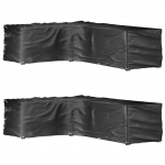 L-kujulised aiam&ouml;&ouml;bli katted 2 tk, 18 aasaga, 220x285x80 cm