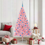 Tehis pre-lit j&otilde;ulupuu koos 300 led-iga roosa 180 cm pvc
