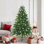 J&otilde;ulupuu koos 300 led-iga koos alusega roheline 180 cm pe