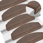 Trepimatid 10 tk 65 x 24 x 4 cm kohvipruunid poolringikujulised suured