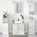 Vannitoa m&ouml;&ouml;bleset sahtliga vigo 5 pcs pruun 37 x 34 x 110 cm