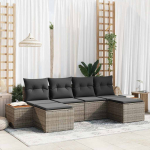 Aia diivanikomplekt padjaga 6 pcs hall pol&uuml;rotang