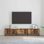 Tv &uuml;ksused 2 pcs vana puit 210 x 35 x 41 cm tehispuit