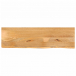 Lauaplaat, naturaalse servaga, 100 x 30 x 3,8 cm, mangopuit