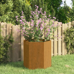 Taimekast, rooste, 40x40x45 cm, corten teras