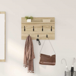 Seinale kinnitatav riidepuu sonoma tamm 80 x 40 x 12 cm