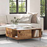 Kohvilaud vana puit 80 x 80 x 36,5 cm tehispuit