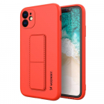 Wozinsky Kickstand Case silicone case with stand for Samsung Galaxy M31s red