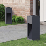 P&auml;ikese led rada valgus 2 pcs antratsiit k&uuml;lmvaltsitud teras