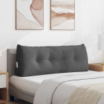 Seljatugi padi tumehall 120 x 24 x 50 cm kangas