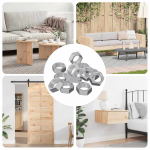 Kuusnurkset p&auml;hklid 23377 pcs h&otilde;bedane raud