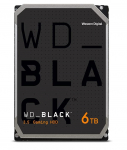 HDD|WESTERN DIGITAL|Black|6TB|SATA|128 MB|7200 rpm|3,5"|WD6004FZWX - 718037895086