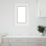 Keldriakendus risor valge 50 x 75 cm pvc ja klaas