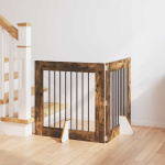 Koerav&auml;rav koos aluspuudega 2 pcs suitsutatud tamm 80 x 80 cm