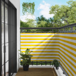 R&otilde;du eesriie kollane ja valge 120 x 200 cm pu kaetud oxford alu