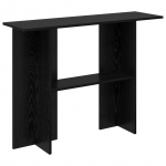 Konsoollaud must tamm 100 x 30 x 75 cm tehispuit