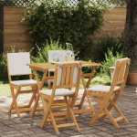 V&auml;listel bistroo toolid 4 pcs kreemvalge 38 x 46 x 85 cm