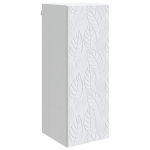Seinale kinnitatav kapp valge 33 x 34,5 x 90 cm tehispuit