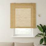 Rulookardin naturaalne 160 x 160 cm bambus
