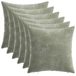 Diivanipadi 6 pcs heerlen roheline 40 x 40 cm &scaron;en&uuml;&uuml;lfabric