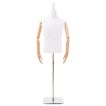 Reguleeritav 160-232 cm mannekeen alusiga mees pp valge