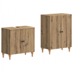 2-osaline vannitoa kapi komplekt alkmaar artisan tamm tehispuit