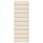 Pesur&auml;tikud 10 tk frogn, kreemjad, 30 x 30 cm, 100% puuvill