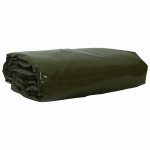 Tarpaulin 650g / m&sup2; oliiviroheline 1,5 x 6 m l&otilde;uend pvc kattega