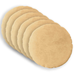 Diivanipadi 6 pcs heerlen pruunikashall &oslash; 30 cm flanell