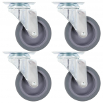 P&ouml;&ouml;rlevad rattad 4 tk, 75 mm