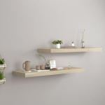 Seinariiulid, 2 tk, tammev&auml;rvi, 80 x 23,5 x 3,8 cm mdf