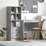 Laud koos hoiuruumiga sahtliga 2 pcs betoonhall tehispuit