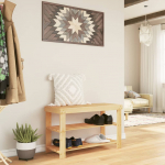 3-tasandiline jalatsiriiul, 70 x 27,5 x 45 cm, bambus