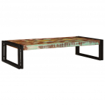 Vannitoa riiul 100 x 50 x 23 cm tugev mangopuit ja raud