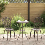 Aia bistroo komplekt 3 pcs pronksjas alumiinium
