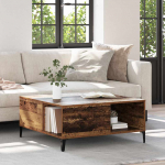 Kohvilaud vana puit 80 x 80 x 36,5 cm tehispuit