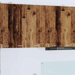 Seinakapp riga vana puu ja valge 40 x 31 x 80 cm tehispuit