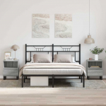 &Ouml;&ouml;kapid 2 tk, hall sonoma tamm, 40 x 35 x 50 cm, tehispuit