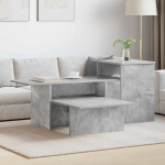 Konsoollaud betoonhall 80 x 50 x 225 cm tehispuit
