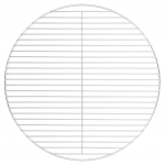 &Uuml;mmargune grillrest, &oslash;50 cm, 304 roostevaba teras