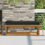 Istmepadi must 115 x 40 x 8 cm 100% pol&uuml;ester