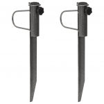 P&auml;ikesevarju alused koos maavaiadega 2 tk, 19x42 cm, teras