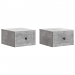 Seinale kinnitatav &ouml;&ouml;tis 2 pcs betoonhall 33 x 34,5 x 20 cm