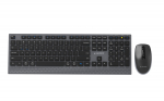 Gembird KBS-WPS-02 Dual-mode slim wireless desktop set, 2.4G+BT, US layout