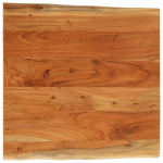 Kandiline lauaplaat, naturaalsed servad, 80x80x3,8 cm, akaatsia
