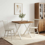 Elusa servaga eine laud 70 x 70 x 75 cm tugev akatsiapuu