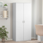 Kingakapp, valge, 80 x 39 x 178 cm tehispuit