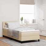 Vedruvoodi madratsiga madratsiga cream 100 x 200 cm kangas